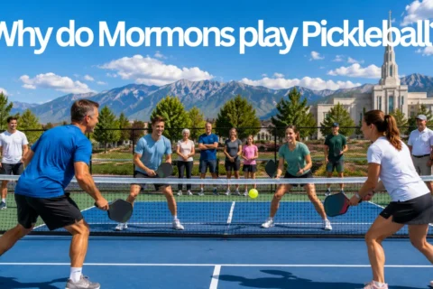 Why do Mormons play pickleball?